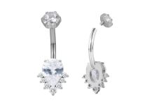 banane titane goutte zircon blanc