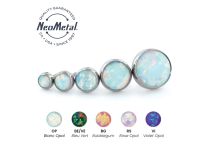 Accessoire NEOMETAL threadless opale titane ASTM F136