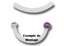 Tube Courbe BioFlex pour accessoire ou Push Clip | Itc