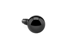 Boule Acier Noir Vis Interne 1.6 mm | Itc