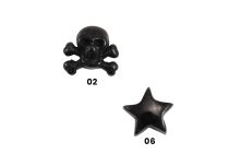 Accessoire Acier Noir vis à motif | Itc