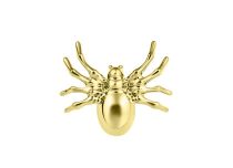 accessoire interne titane pvd gold 0,9mm motif araignée
