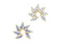 Accessoire interne Titane  pvd gold 0.9 mm motif arc de pétale