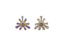 Accessoire interne Titane ASTM F136 pvd gold 0.9 mm motif floral | iTC