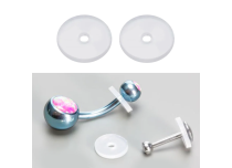 Disques silicone st&eacute;rile lot de 2