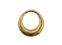 Anneau charnière 1,2x8 titane PVD GOLD Stérile éclipse| Itc