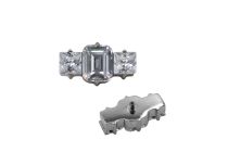 Accessoire titane motif 3 carre | Itc