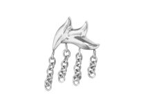 Accessoire interne Titane 0.9 mm motif vague pendant 3 chaines