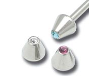Pointe Acier Cristal Coloré pour Bijou | Itc