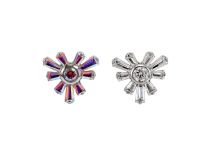 accessoire titane fleur blanche