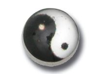 Boule Acier vissable motif Yin Yang | Itc