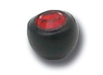 Boule Push Clip BioFlex Noir Cristal Coloré | Itc