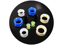 Lot  de 10 Tunnels silicone couleur et taille mix