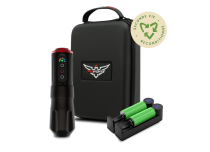 Machine de tatouage sans fil One Noire Mat 4 mm - 2 Batteries 2nde vie | FKIrons