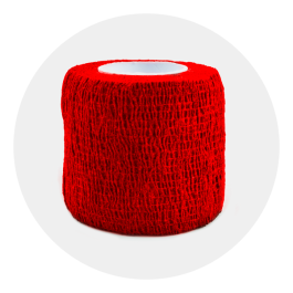 Bande auto adhésive - Rouge