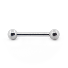 Micro Barbell En Titane Grade 23 (6AL-4V ELI) - Tige 1.2mm, Longueur Interne 6mm, Boules 3mm, Pour Piercing - 10