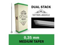 Aiguilles Dual Stack Magnum (M2) st&eacute;rile - Medium taper | Tattoo Needle