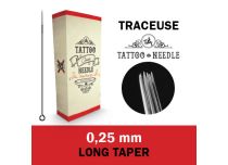 Aiguilles Traceuse (RL) stérile 0,25mm - Long Taper | Tattoo Needle