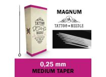 Aiguilles Magnum (M1) st&eacute;rile 0,25 mm - Medium Taper | Tattoo Needle