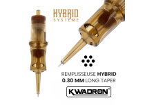 Cartouche de tatouage  Remplisseuse (RS)-&Oslash; 0,30 mm - Long Taper | Kwadron Hybrid