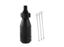 Manchon Aluminium Noir Ø 27mm Réglable pour Cartouche + 3 Guides