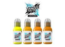 Set d'encres de Tatouage Limitless Shades of Yellow Collection | World Famous
