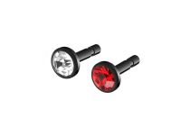 Boule Acier Push Clip Cristal | Itc