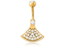 Banane Triangle Doré Multistrass | Itc