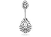Banane Acier Chirurgical ovale double Goutte Mono Strass | Itc