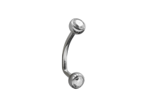 Micro banane Christina Titane 1.6mm double strass irisé