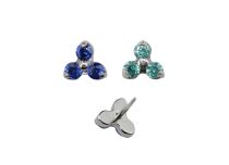 Accessoire Threadless Titane  0.5X3.5 motif trinity | iTC