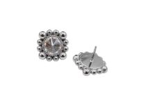 Accessoire Threadless Cobalt Chrome CoCr 0.5X7 motif Tribal rond strass | iTC
