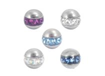 Boule Acier & Cristal Résiné | Itc