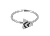 Anneau Acier Flexible motif Triangle | Itc