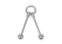 Barbell Acier industriel Anneau Boules 5mm |Itc