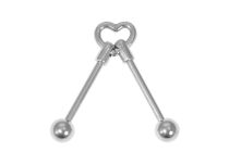 Barbell Acier industriel Cœur Boules 5mm |Itc