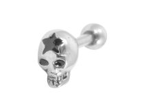 Barbell Acier tête de mort | Itc