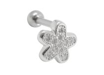 Barbell Acier Étoile Fleuri | Itc
