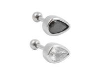 Barbell Acier motif Goutte d'Eau | Itc