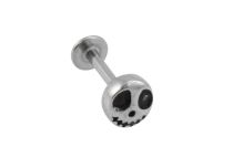 Labret Acier motif Visage de mort | Itc