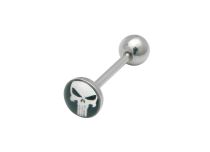Barbell Acier Disque 8 mm motif Tête de mort | Itc