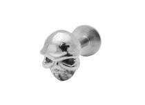 Labret Acier Interne motif Crâne | Itc