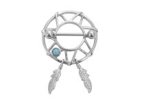 Bijou de Téton Acier Clickers Dream Catcher | Itc