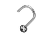 Stud Nez Acier motif Croix | Itc