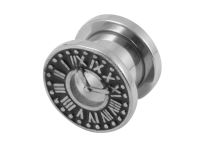 Plug Acier Épaulé motif Horloge | Itc