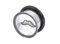 Plug Acier Épaulé motif Moustache | Itc