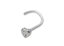 Stud de Nez Acier motif Cœur | Itc