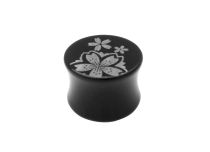 Plug Acrylique motif Lazer Fleur | Itc