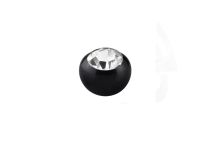 Boule Titane Cristal Facette Blanc | Itc