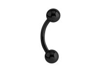 Barbell Titane Noir à Boules 3 mm | Itc